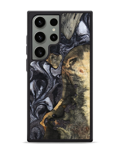 Galaxy S24 Ultra Wood Phone Case - Rikki (Black & White, 799642)