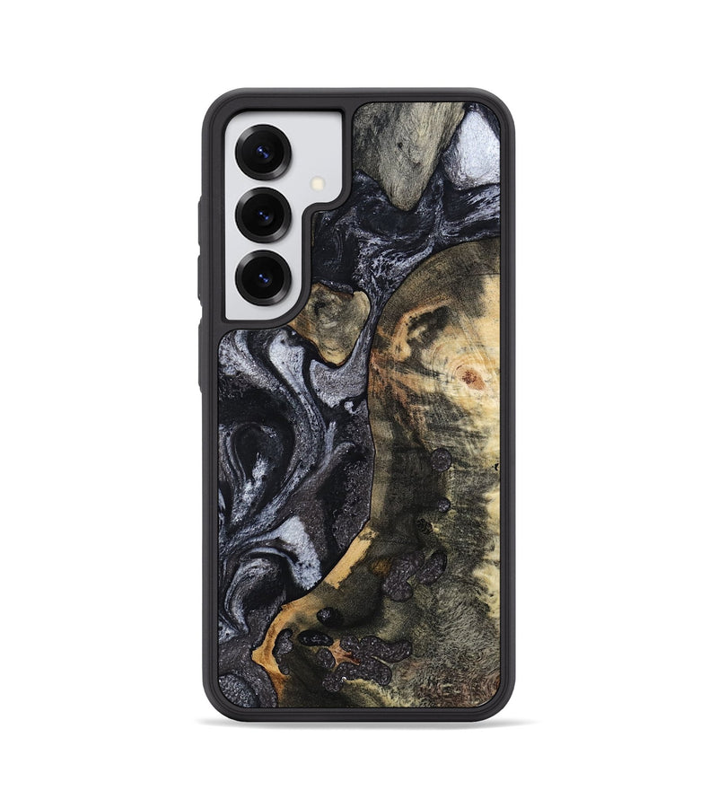 Galaxy S25 Wood Phone Case - Rikki (Black & White, 799642)