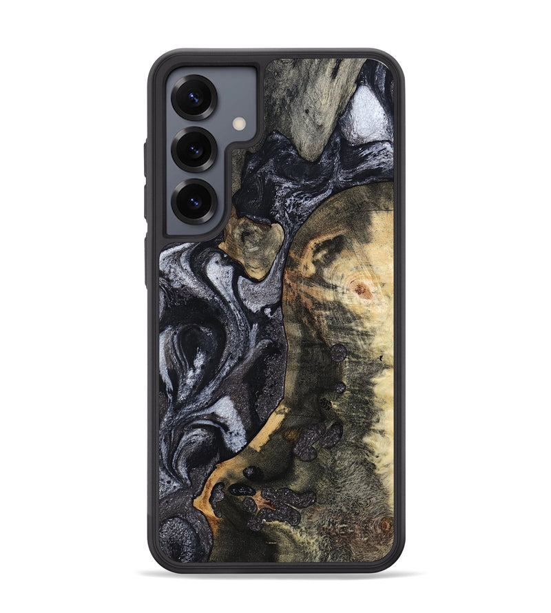 Galaxy S25 Plus Wood Phone Case - Rikki (Black & White, 799642)
