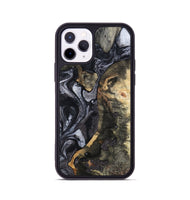 iPhone 11 Pro Wood Phone Case - Rikki (Black & White, 799642)