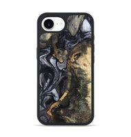 iPhone 16e Wood Phone Case - Rikki (Black & White, 799642)