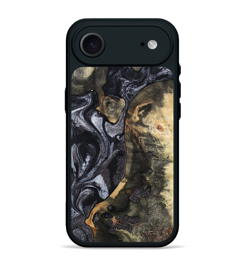 iPhone 17 Air Wood Phone Case - Rikki (Black & White, 799642)