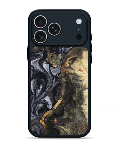 iPhone 17 Pro Max Wood Phone Case - Rikki (Black & White, 799642)