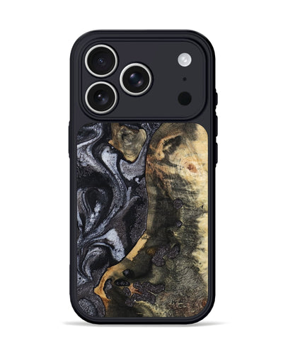 iPhone 17 Pro Wood Phone Case - Rikki (Black & White, 799642)