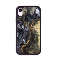 iPhone Xr Wood Phone Case - Rikki (Black & White, 799642)