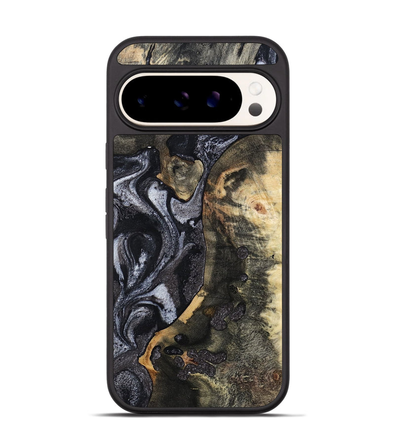 Pixel 9 Pro Wood Phone Case - Rikki (Black & White, 799642)