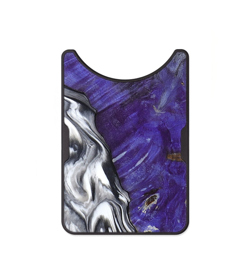 Alloy Wood Wallet - Alison (Black & White, 799643)