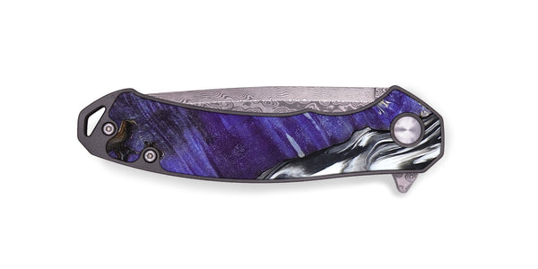 EDC Wood Pocket Knife - Alison (Black & White, 799643)