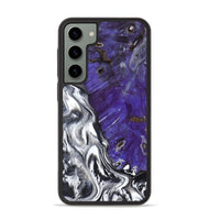 Galaxy S23 Plus Wood Phone Case - Alison (Black & White, 799643)