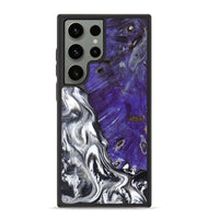 Galaxy S23 Ultra Wood Phone Case - Alison (Black & White, 799643)