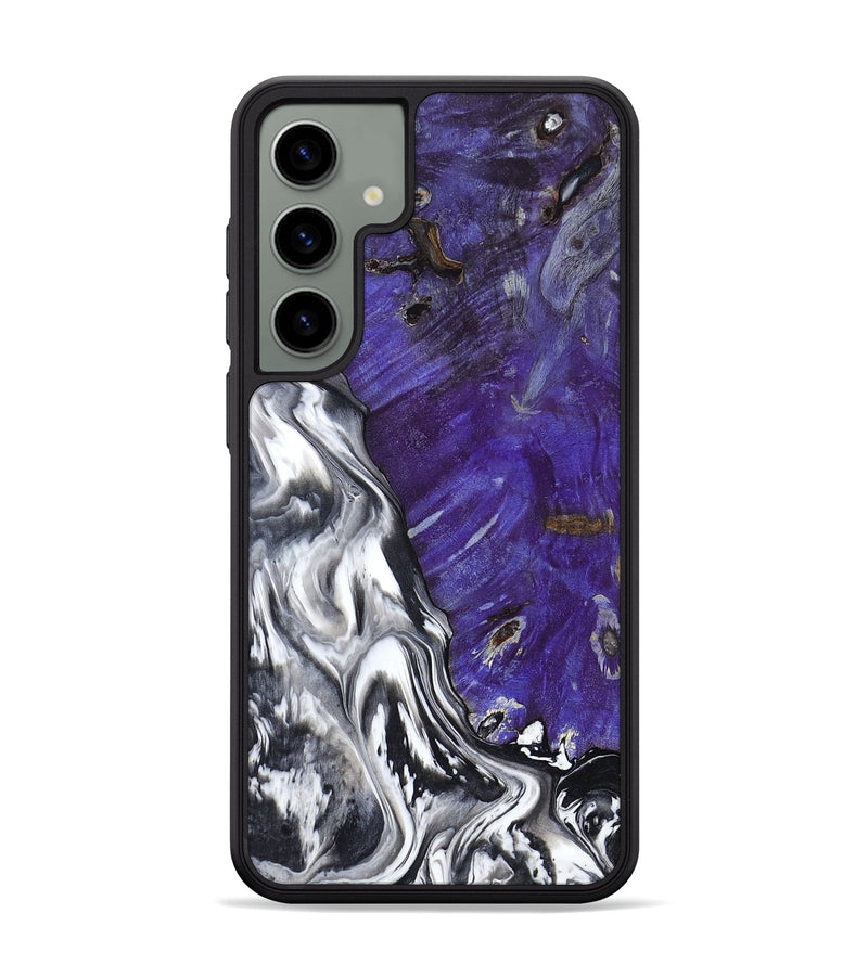 Galaxy S24 Plus Wood Phone Case - Alison (Black & White, 799643)