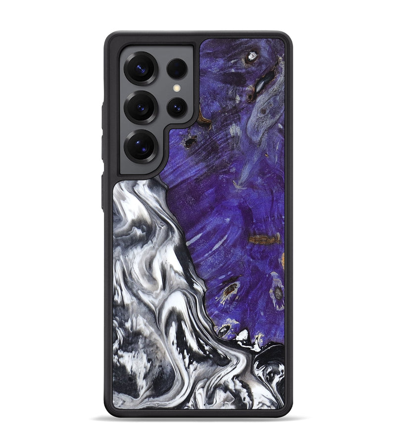 Galaxy S25 Ultra Wood Phone Case - Alison (Black & White, 799643)