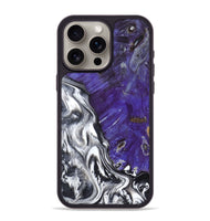 iPhone 15 Pro Max Wood Phone Case - Alison (Black & White, 799643)