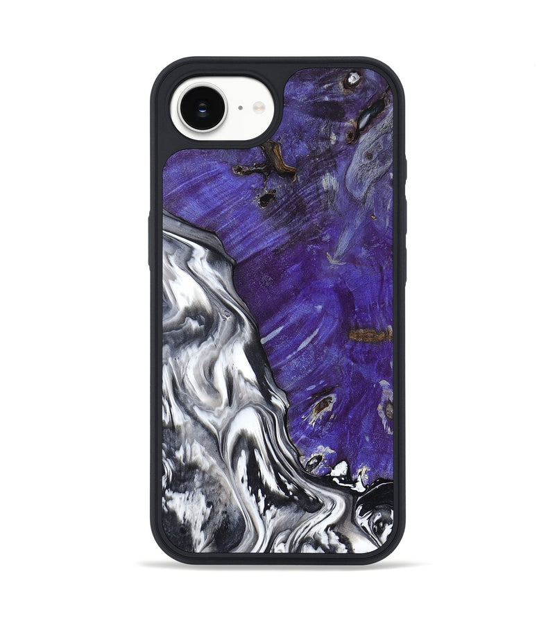 iPhone 16e Wood Phone Case - Alison (Black & White, 799643)