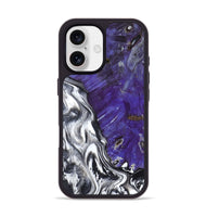 iPhone 17 Wood Phone Case - Alison (Black & White, 799643)