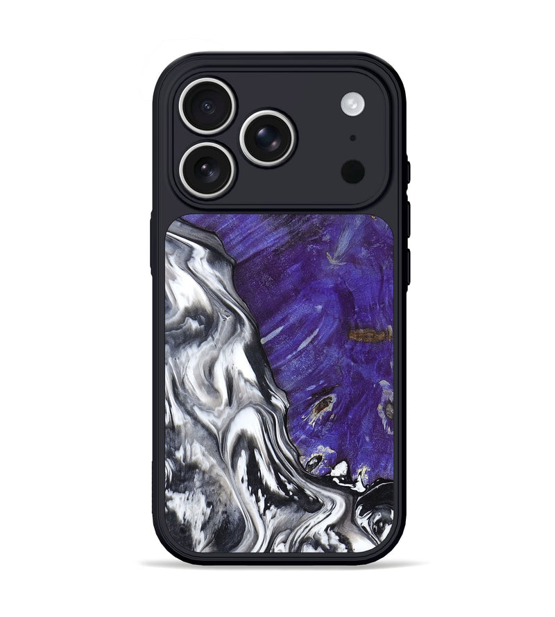 iPhone 17 Pro Wood Phone Case - Alison (Black & White, 799643)