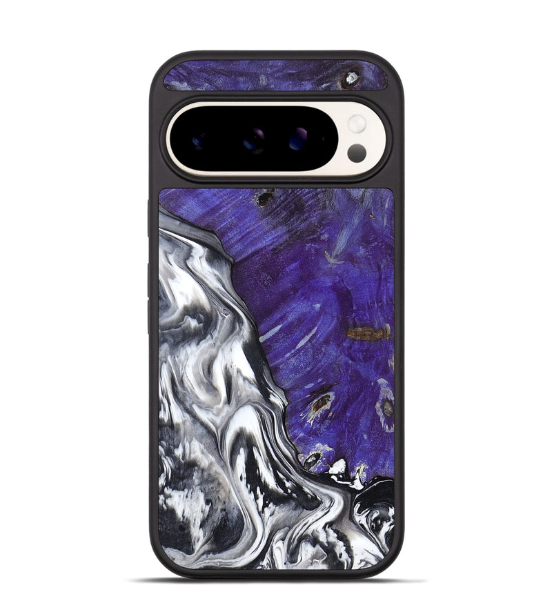 Pixel 9 Pro Wood Phone Case - Alison (Black & White, 799643)