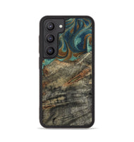 Galaxy S23 Wood Phone Case - Malcolm (Teal & Gold, 799646)