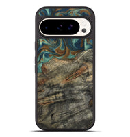Pixel 9 Pro XL Wood Phone Case - Malcolm (Teal & Gold, 799646)