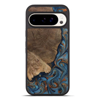 Pixel 10 Pro XL Wood Phone Case - Zyair (Teal & Gold, 799647)