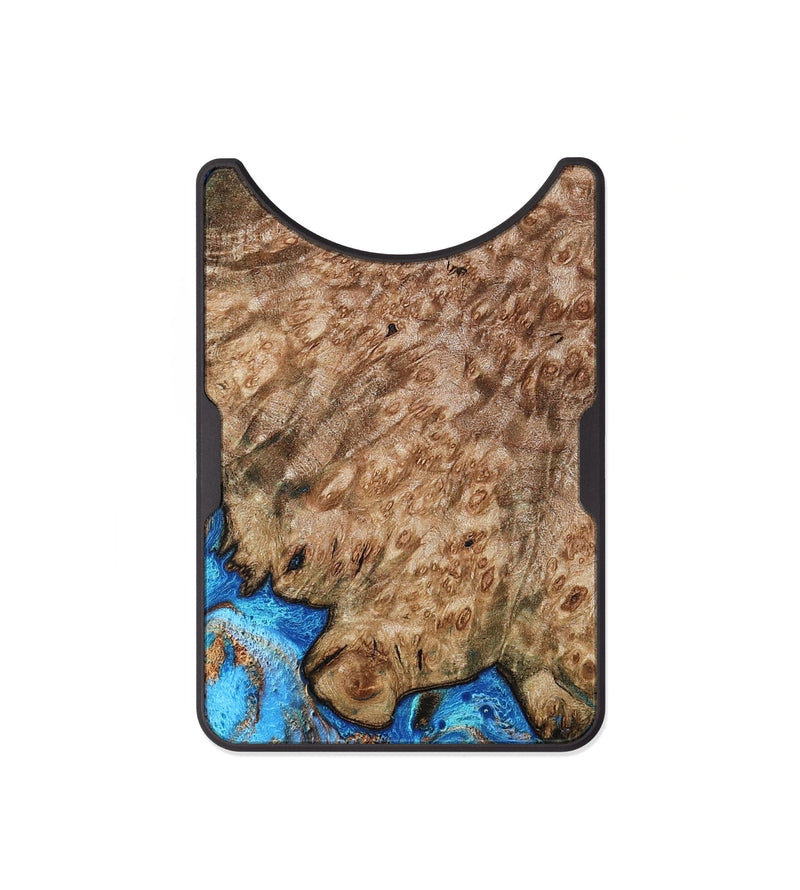 Alloy Wood Wallet - Orion (Teal & Gold, 799655)