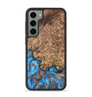 Galaxy S23 Plus Wood Phone Case - Orion (Teal & Gold, 799655)