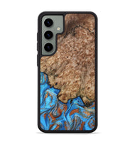 Galaxy S24 Plus Wood Phone Case - Orion (Teal & Gold, 799655)