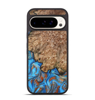 Pixel 9 Pro Wood Phone Case - Orion (Teal & Gold, 799655)