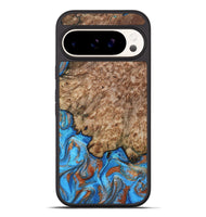 Pixel 9 Pro XL Wood Phone Case - Orion (Teal & Gold, 799655)