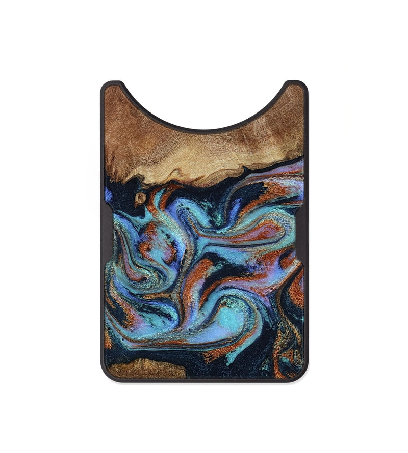 Alloy Wood Wallet - Atlas (Teal & Gold, 799656)