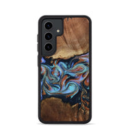 Galaxy S24 Wood Phone Case - Atlas (Teal & Gold, 799656)