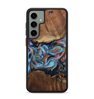 Galaxy S24 Plus Wood Phone Case - Atlas (Teal & Gold, 799656)