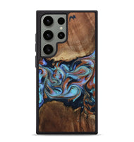 Galaxy S24 Ultra Wood Phone Case - Atlas (Teal & Gold, 799656)