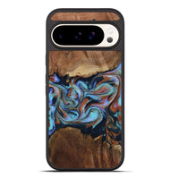 Pixel 10 Pro XL Wood Phone Case - Atlas (Teal & Gold, 799656)