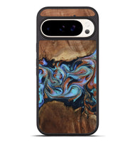 Pixel 9 Pro XL Wood Phone Case - Atlas (Teal & Gold, 799656)