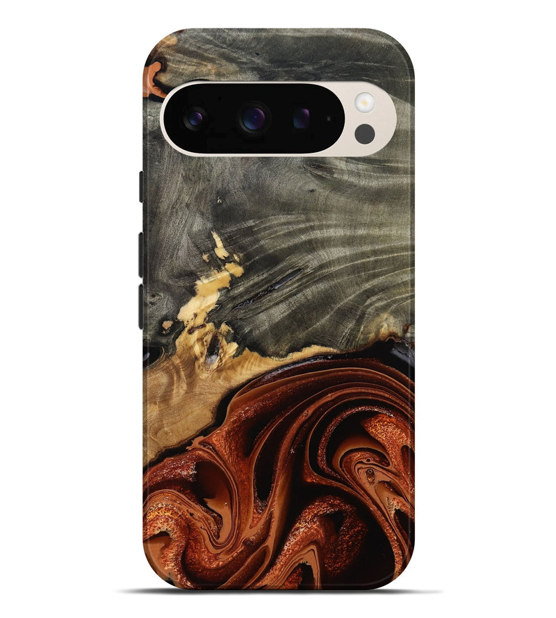 Pixel 10 Pro XL Wood Live Edge Phone Case - Issac (Red, 799657)