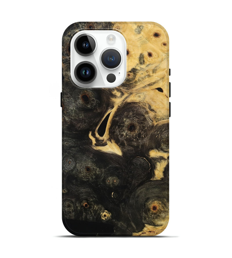 iPhone 15 Pro Wood Live Edge Phone Case - Alyse (Wood Burl, 799658)
