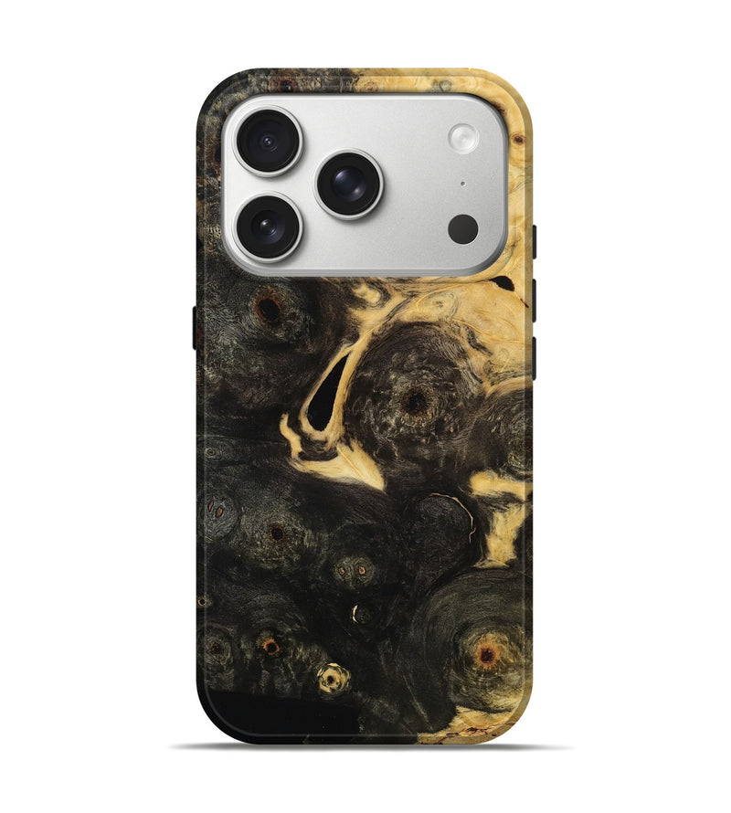 iPhone 17 Pro Wood Live Edge Phone Case - Alyse (Wood Burl, 799658)