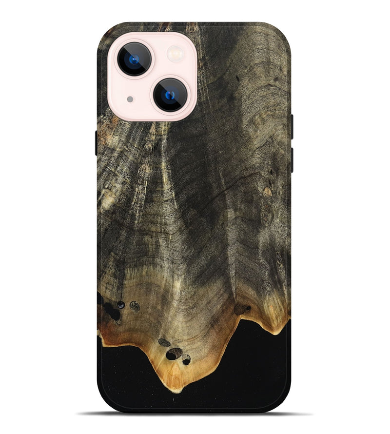 iPhone 14 Plus Wood Live Edge Phone Case - Elmo (Wood Burl, 799659)