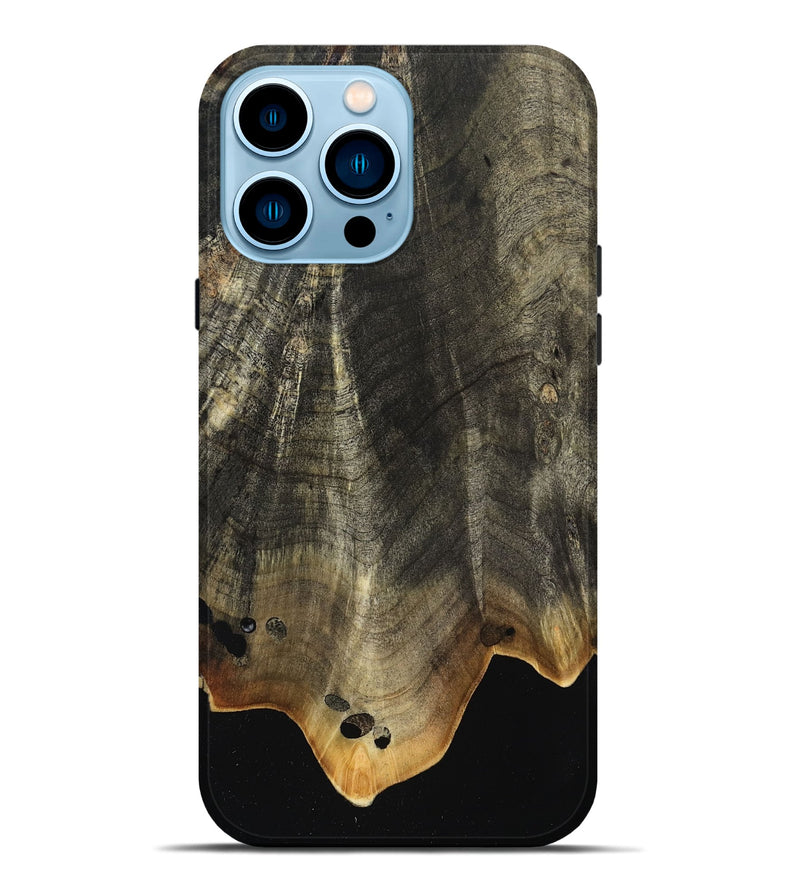 iPhone 14 Pro Max Wood Live Edge Phone Case - Elmo (Wood Burl, 799659)