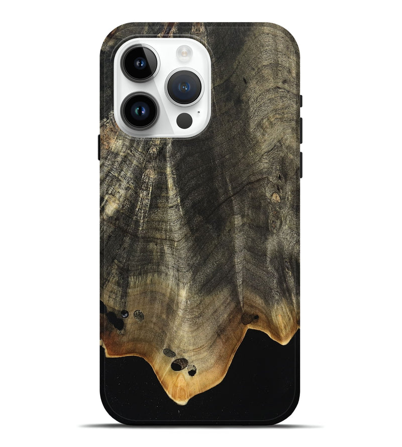iPhone 15 Pro Max Wood Live Edge Phone Case - Elmo (Wood Burl, 799659)