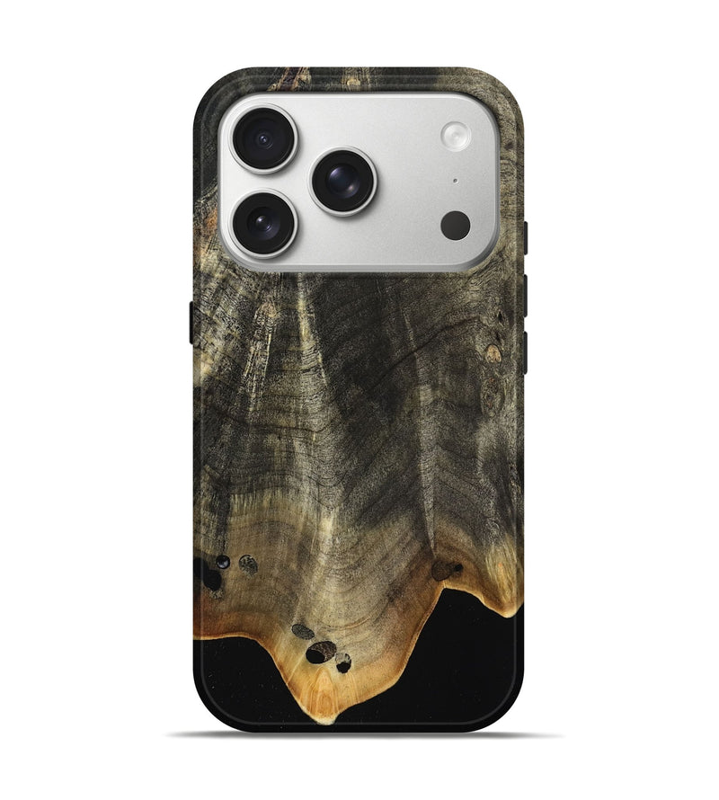 iPhone 17 Pro Wood Live Edge Phone Case - Elmo (Wood Burl, 799659)