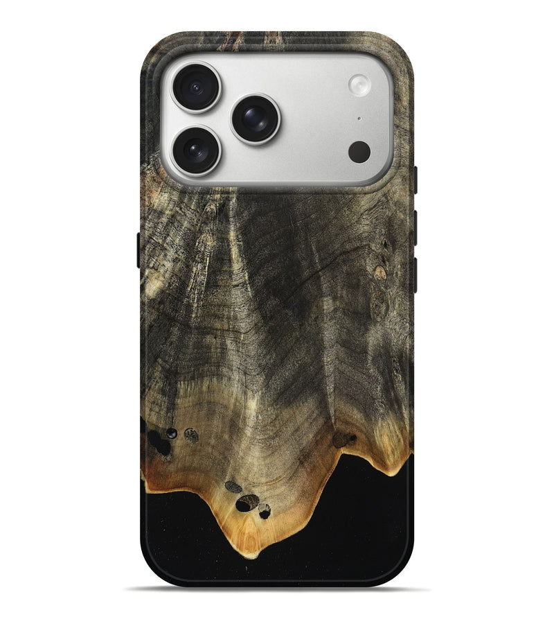 iPhone 17 Pro Max Wood Live Edge Phone Case - Elmo (Wood Burl, 799659)