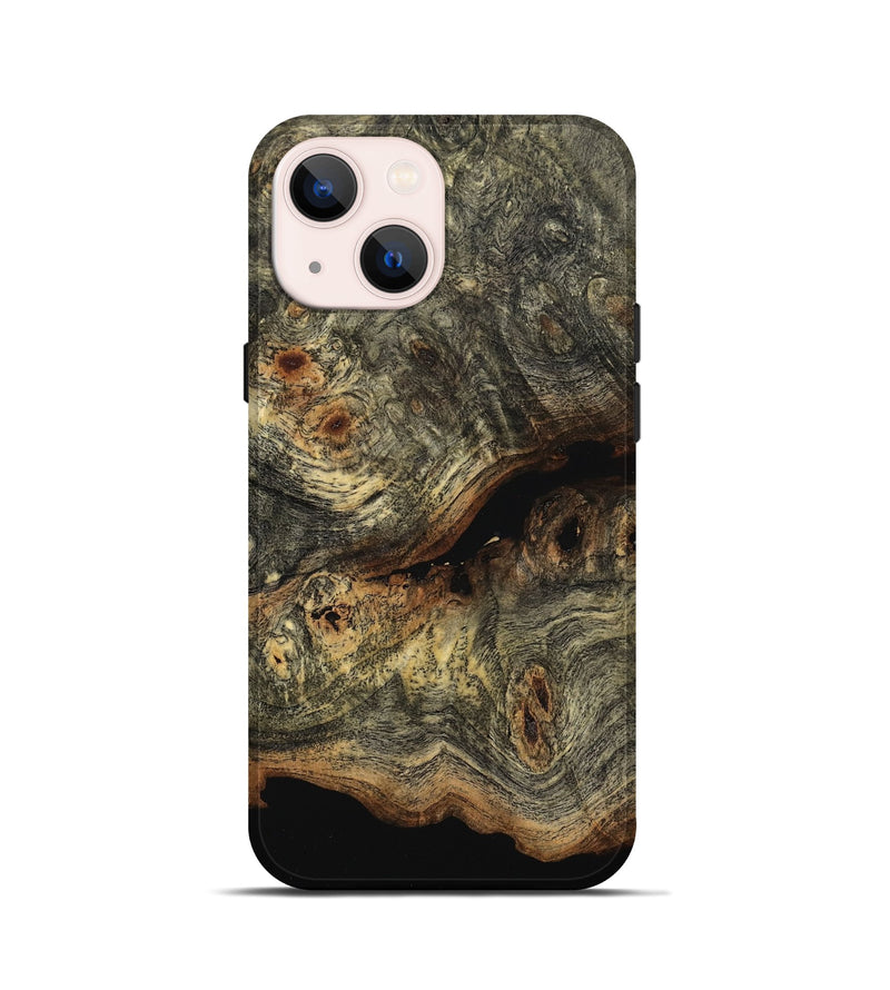 iPhone 13 mini Wood Live Edge Phone Case - Johnna (Wood Burl, 799660)