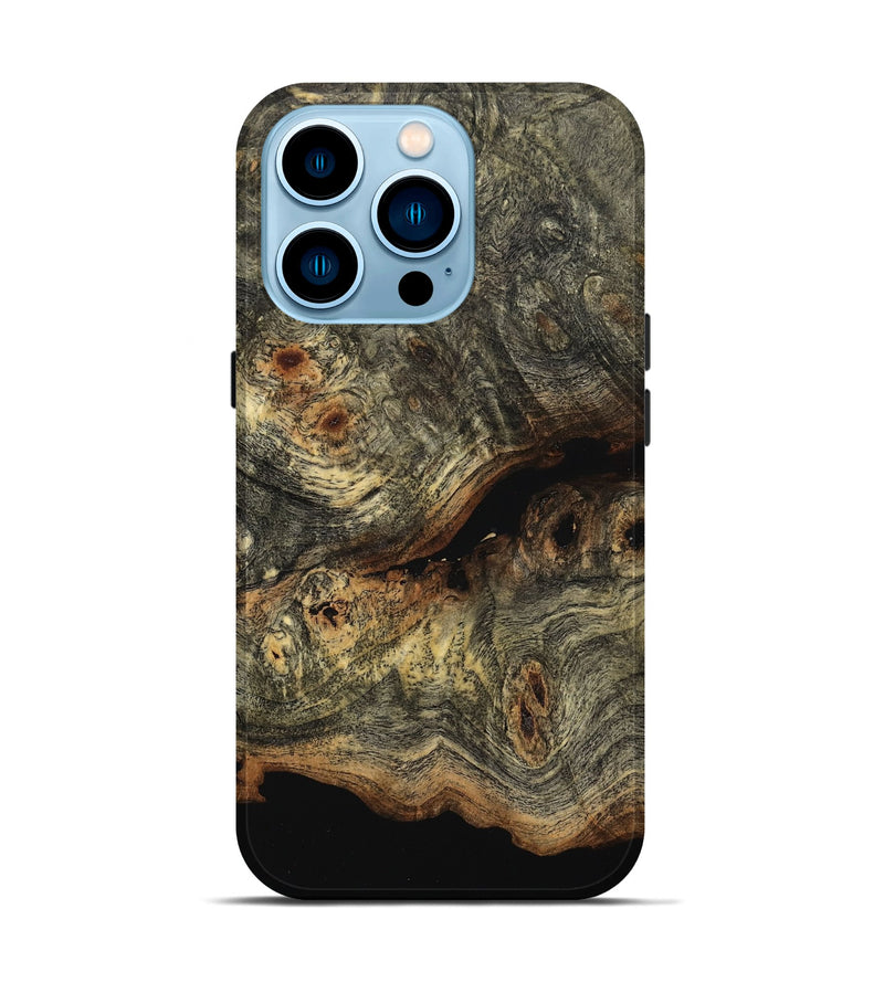 iPhone 14 Pro Wood Live Edge Phone Case - Johnna (Wood Burl, 799660)