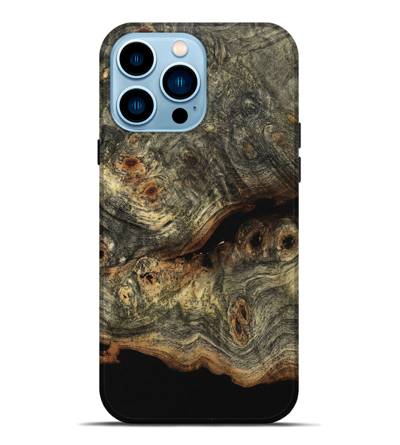 iPhone 14 Pro Max Wood Live Edge Phone Case - Johnna (Wood Burl, 799660)