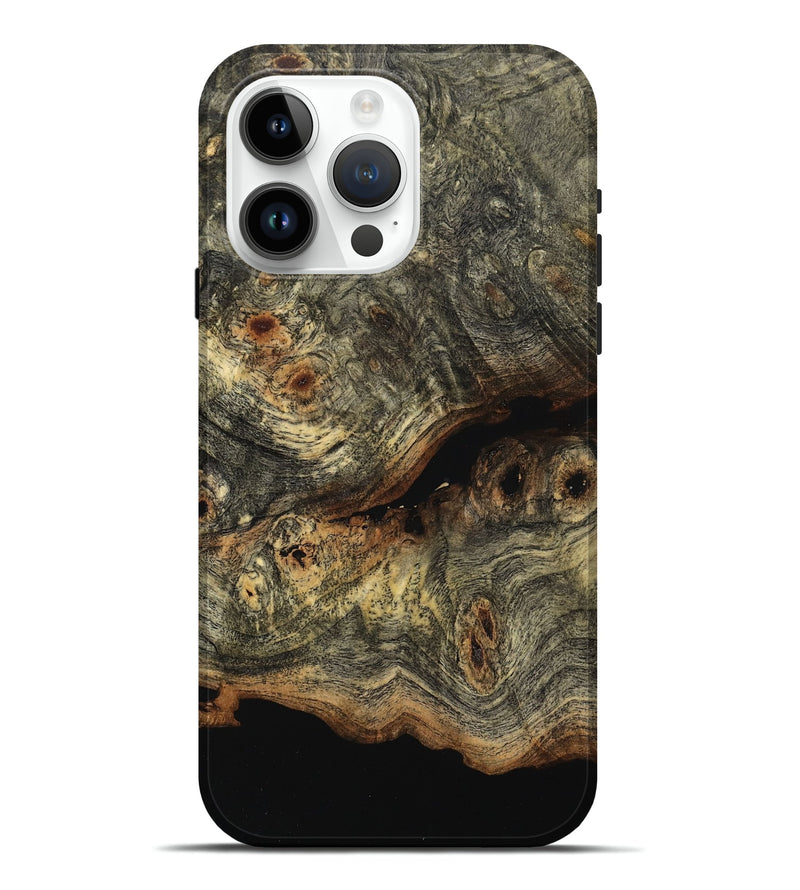 iPhone 15 Pro Max Wood Live Edge Phone Case - Johnna (Wood Burl, 799660)