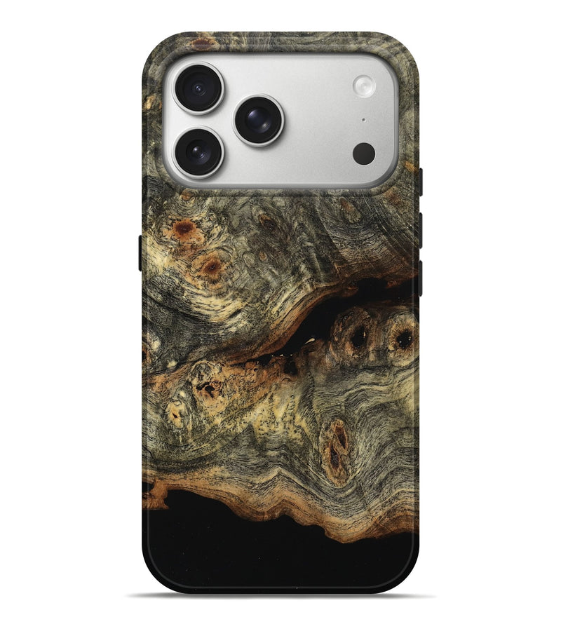 iPhone 17 Pro Max Wood Live Edge Phone Case - Johnna (Wood Burl, 799660)