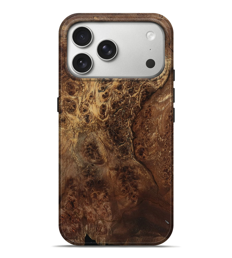 iPhone 17 Pro Max Wood Live Edge Phone Case - Zev (Wood Burl, 799661)