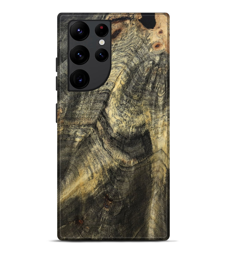 Galaxy S22 Ultra Wood Live Edge Phone Case - Memphis (Wood Burl, 799662)